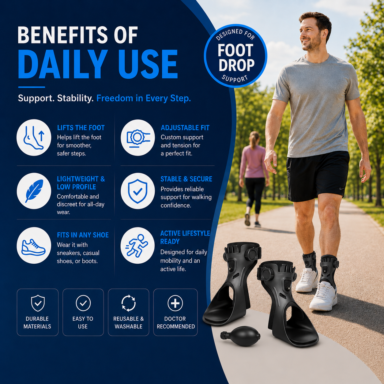 Foot Drop Brace For Men And Women